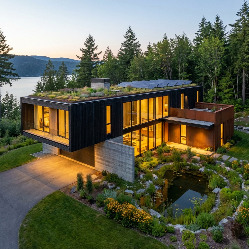 Modern Glass Residence